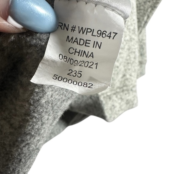 Eddie Bauer Men’s Large Radiator Fleece 1/4 Snap Mock Pullover Sweatshirt Gray - Picture 9 of 12